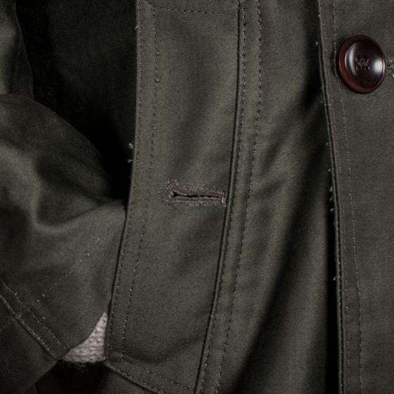 LA VESTE "MODELE M38" MOLESKINE KAKI