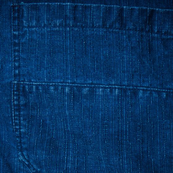 LA CHEMISETTE "CUBA 2 POCHES" - USED INDIGO