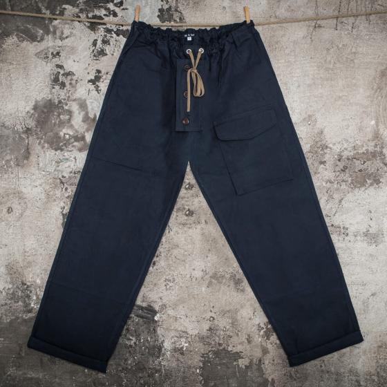 LE PANTALON "SUBMARINER" MARINE