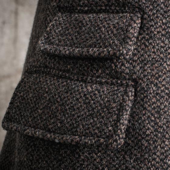 LE "PARDESSUS" CHINÉ CHOCOLAT