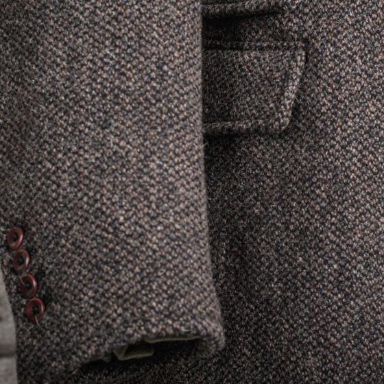 LE "PARDESSUS" CHINÉ CHOCOLAT