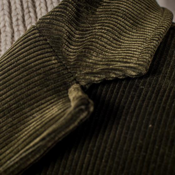 LE BLAZER "ANATOLE" VELOURS KAKI