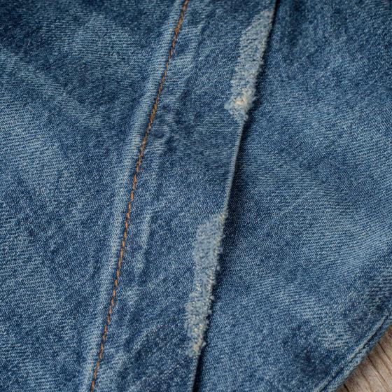 LE SHORT "DENIM CARGO HEAVY USED"