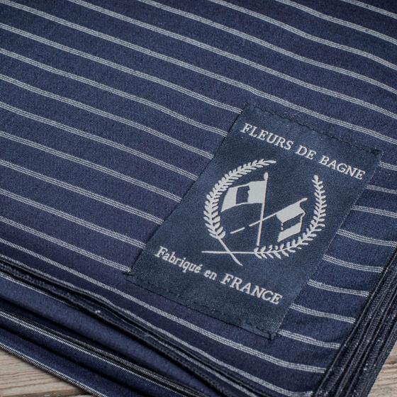 LE FOULARD "INDIGO STICHED"