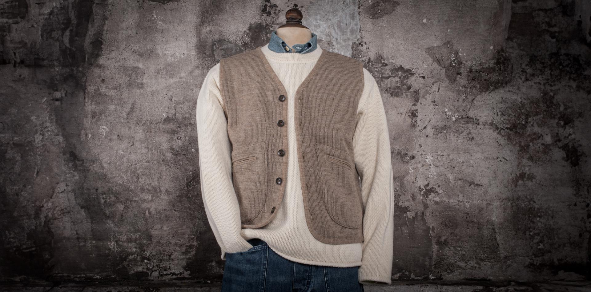 LE GILET - EMILE - SABLE