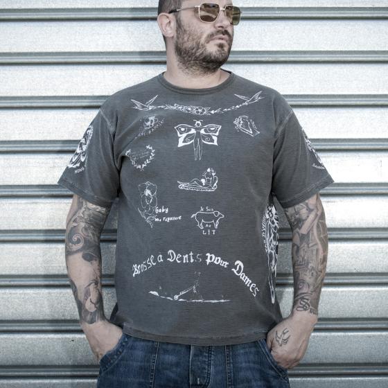 LE TRICOT "LE VICE DANS LA PEAU" OLD BLACK