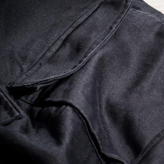 LE PANTALON SUBMARINER - STONED BLACK MOLESKINE