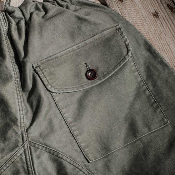 LE PANTALON SUBMARINER - STONED KAKI MOLESKINE