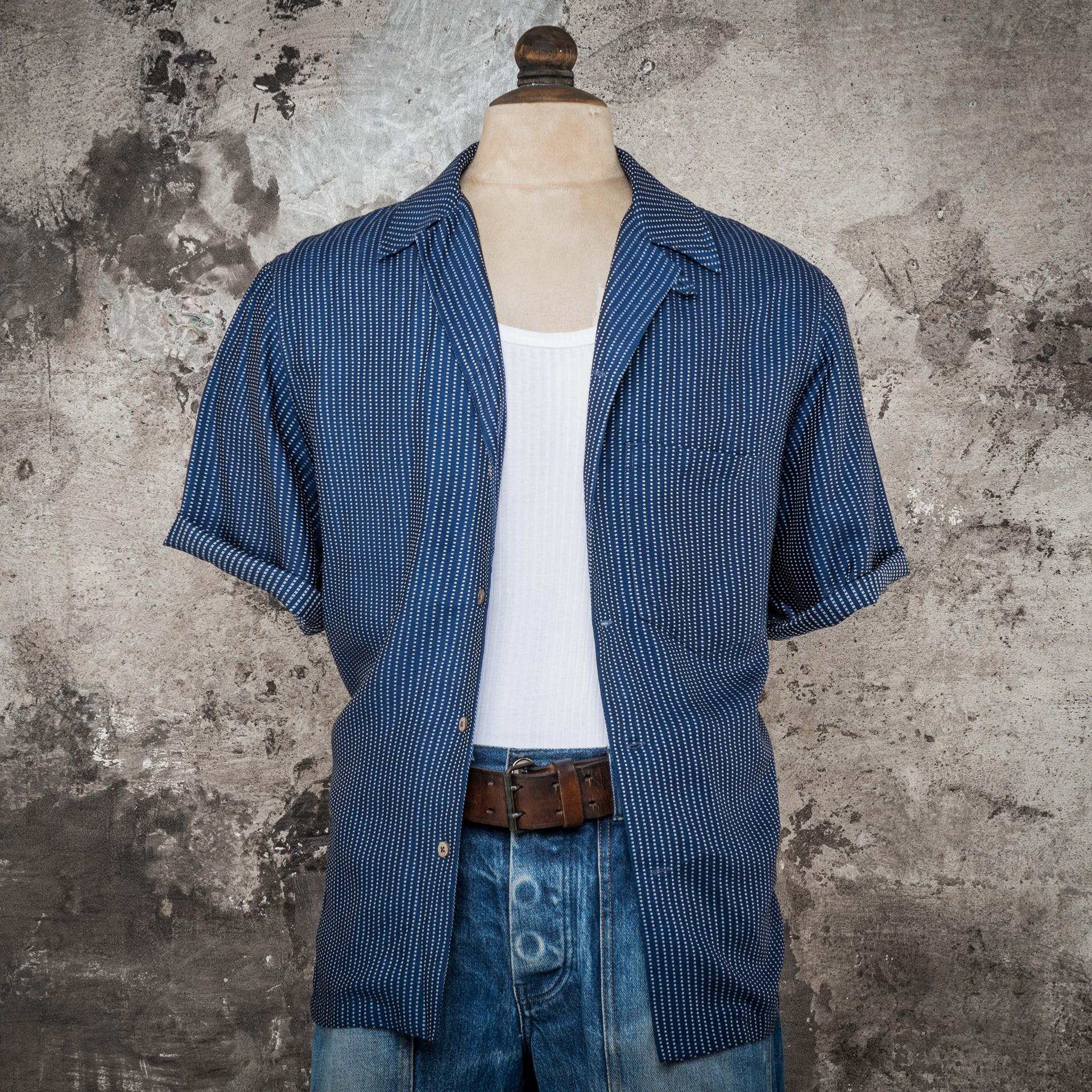 LA CHEMISETTE 50's - INDIGO WABASH