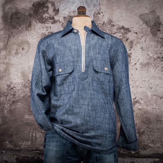 LA CHEMISE "WORKER ZIP"