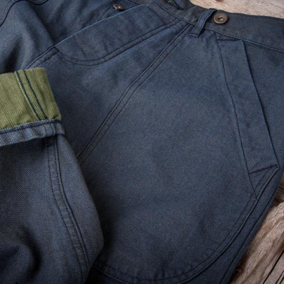 LE PANTALON CARGO - METIS USED BLUE INDIGO