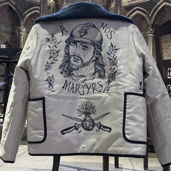 LE BLOUSON DISCIPLINE « A Nos Martyrs »