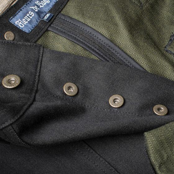 LE PANTALON CARGO HBT  METIS BLACK