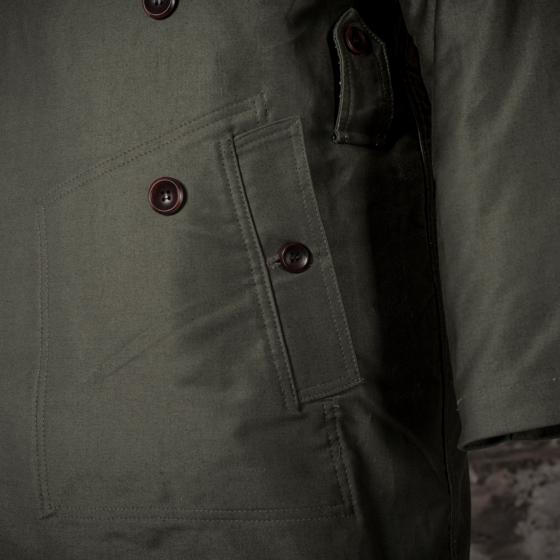 LA VESTE "MODELE M38" MOLESKINE KAKI