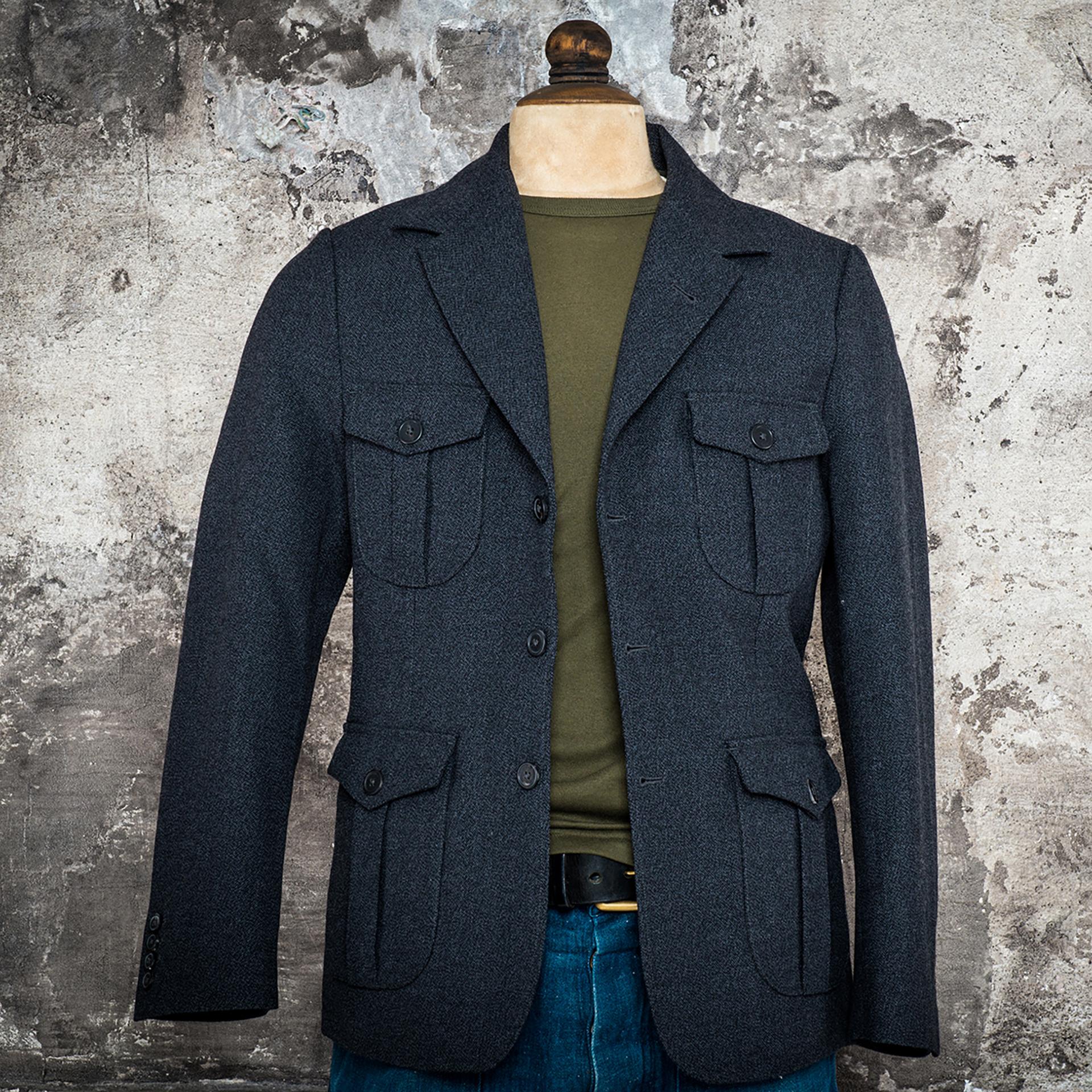 LE BLAZER "LE MILORD" CHARCOAL