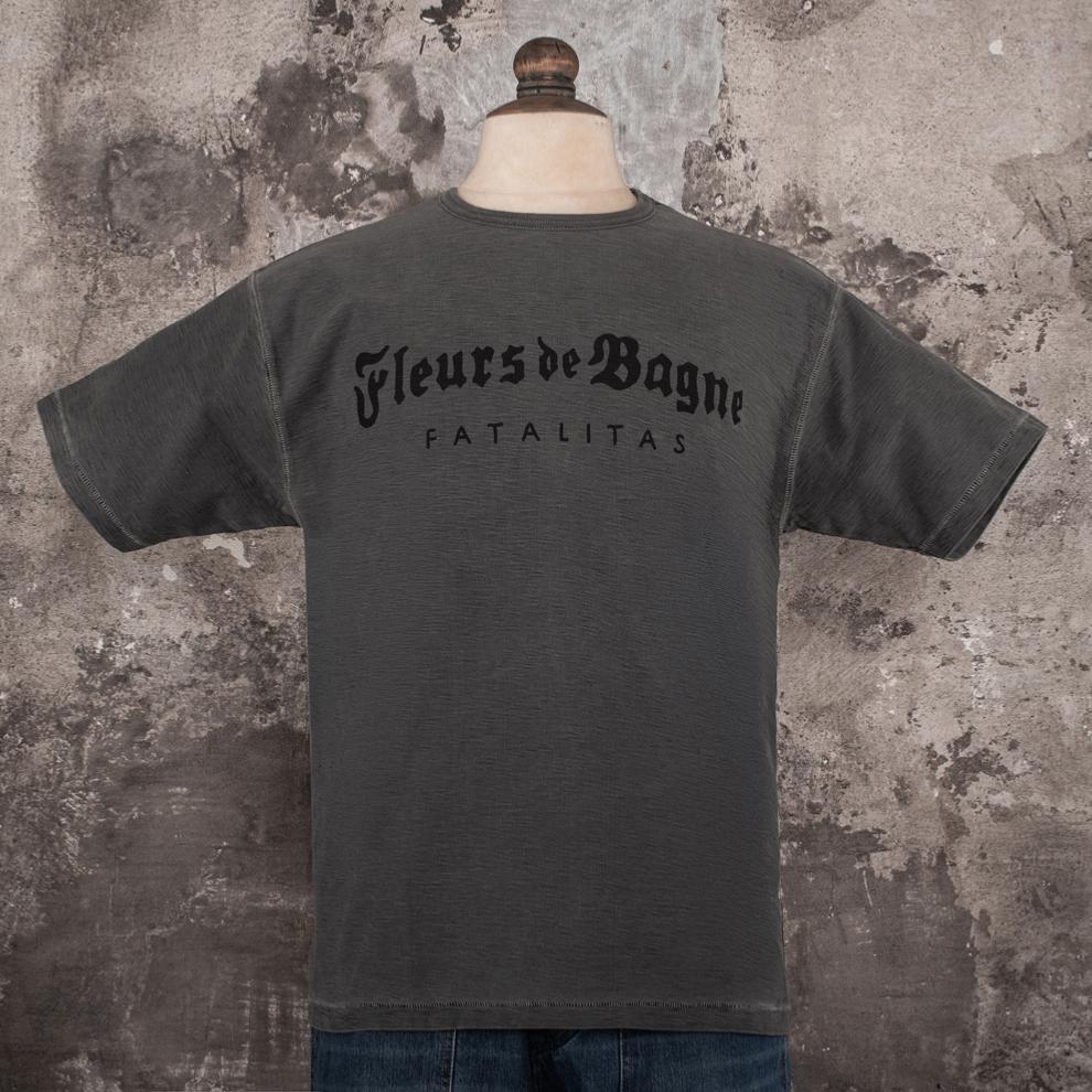 LE TRICOT "FLEURS DE BAGNE FATALITAS" OLD BLACK
