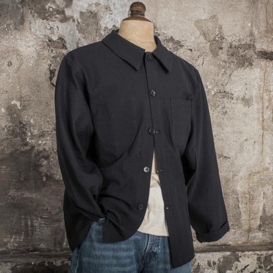 LA VESTE "LE NERVI" SEERSUCKER BLACK