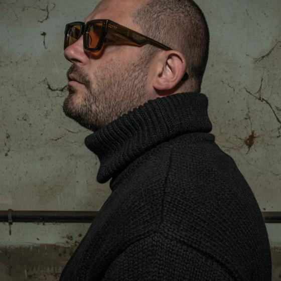 LE PULL "MATAF" COL ROULÉ BLACK