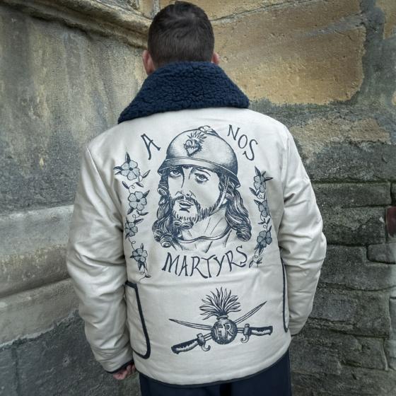 LE BLOUSON DISCIPLINE « A Nos Martyrs »