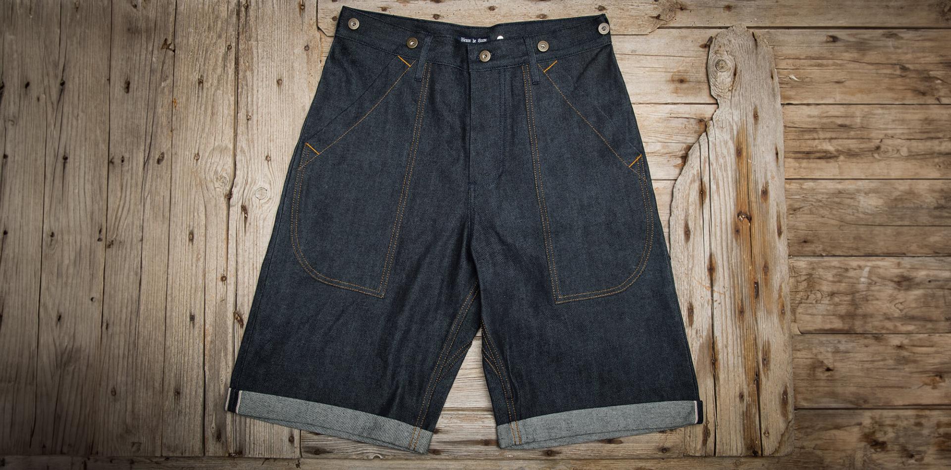 LE SHORT "DENIM CARGO SELVEDGE"