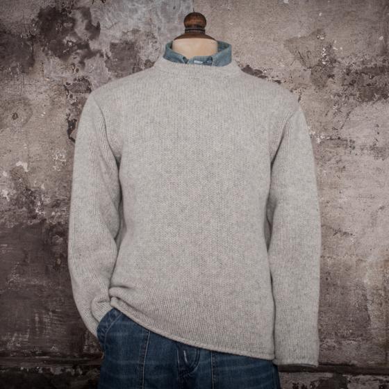 LE PULL "MATAF" GRIS PERLÉ