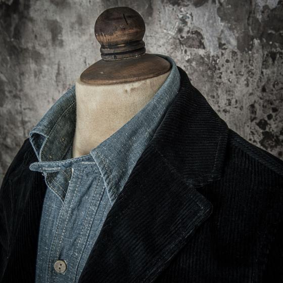 LE BLAZER "ANATOLE" EN VELOURS CÔTELÉ - NOIR