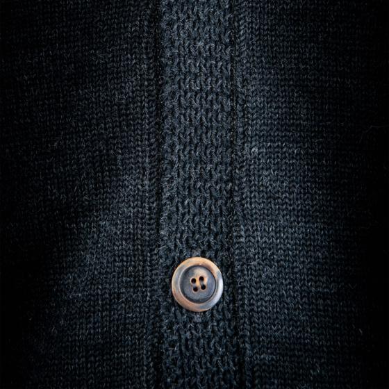 LE CARDIGAN "P'TIT LOUIS" ANTHRACITE