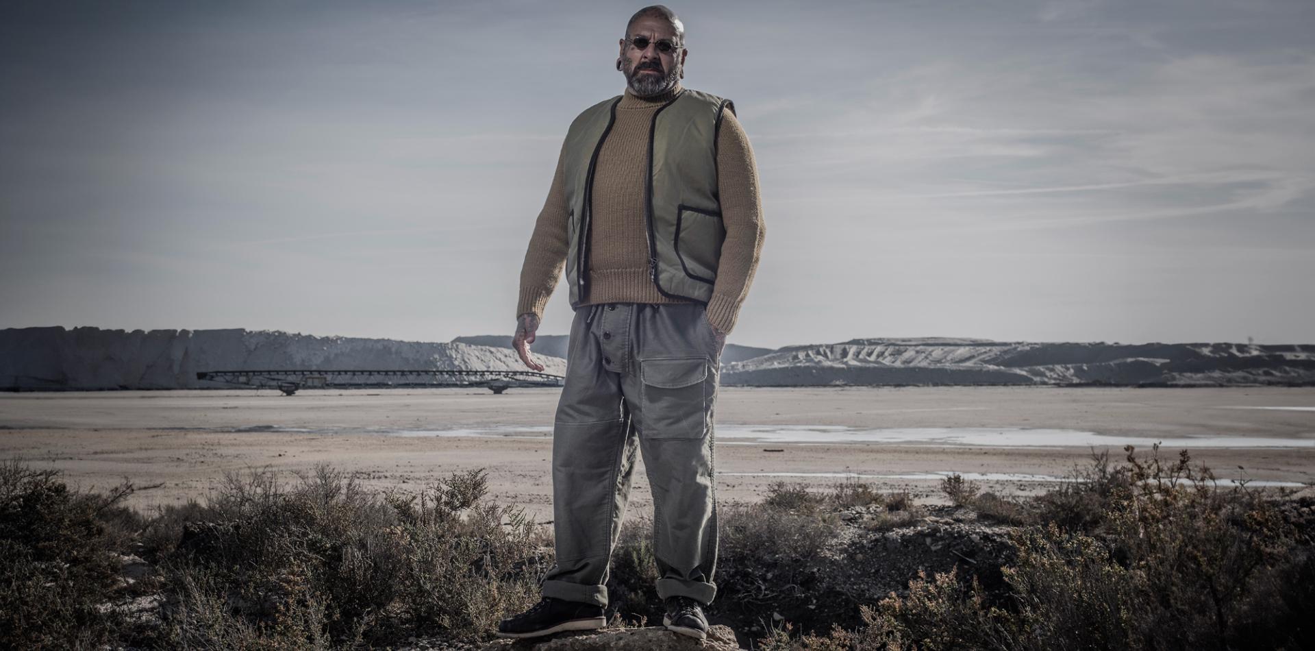 LE PANTALON SUBMARINER - STONED KAKI MOLESKINE