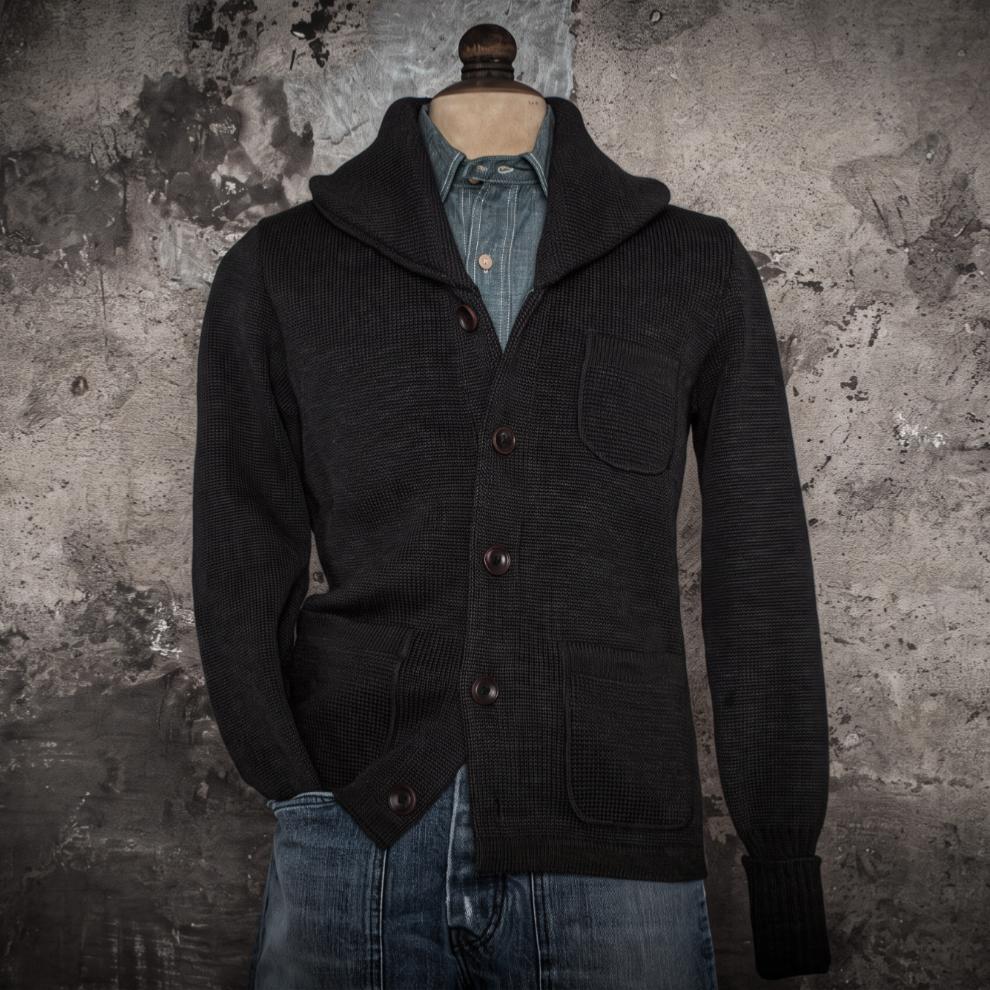 LE CARDIGAN "L'ENFANT DU MALHEUR" NOIR