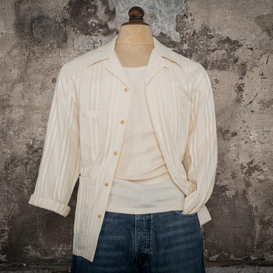 LA CHEMISE CUBA "GUAYABERA" - NATURAL
