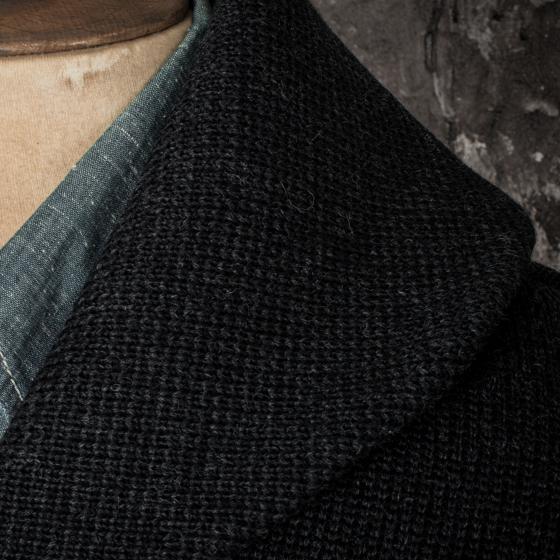 LE CARDIGAN "L'ENFANT DU MALHEUR" ANTHRACITE