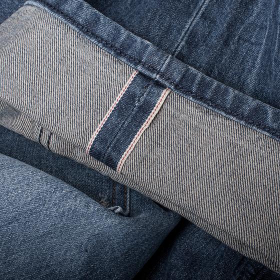 LE DENIM CARGO SELVEDGE "HEAVY USED"