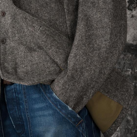 LE BLAZER "BORSALINO" EN LAINE HBT
