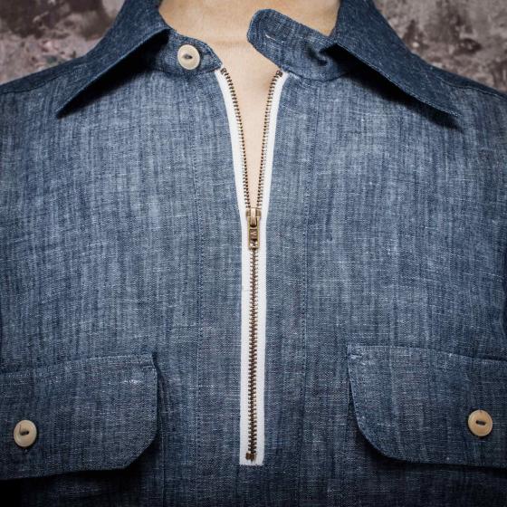 LA CHEMISE "WORKER ZIP"