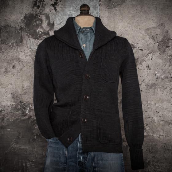 LE CARDIGAN "L'ENFANT DU MALHEUR" NOIR