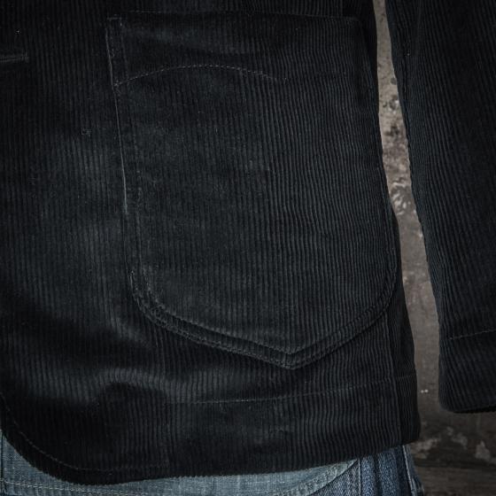 LE BLAZER "ANATOLE" EN VELOURS CÔTELÉ - NOIR