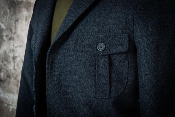 LE BLAZER "LE MILORD" CHARCOAL
